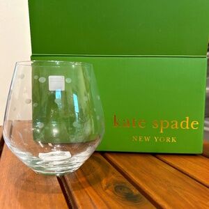 Kate Spade New York Larabee Dot Wine Glass 4 Piece